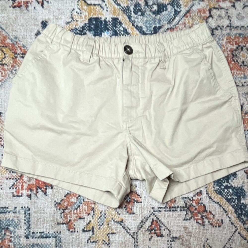 Chubbies Men's The Khakinators 4” Stretch Twill Shorts Size Small Tan Chino